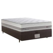 Cama Box Baú Casal Molas Maxspring Herval Dover 33x138x188 cm, Marrom