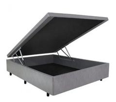Cama Box Báu Casal Padrão 138x188 Em Tecido Suede Blindada Reforçada Suporta Até 300 Kilos Cama Box Báu Casal Padrão 138x188 Em Tecido Suede Blindada Reforçada Suporta Até 300 Kilos