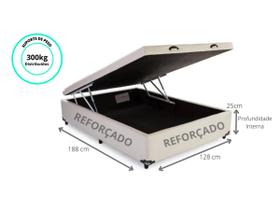 Cama Box Baú Casal Padrão Viúva 128x188