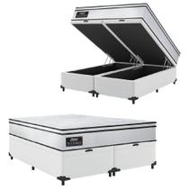 Cama Box Baú Casal Queen Gazin Colchão Molas Ensacadas Cama Box Baú Casal Queen Gazin Colchão Molas Ensacadas