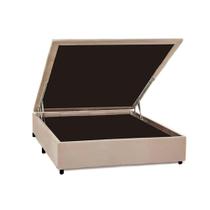 Cama Box Baú Casal Universal Suede Clean (138x188x35) - Costa Rica