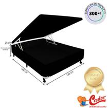 Cama Box Baú Castor Casal 138x188x41 - Produto original - Garantia de Qualidade - Resistência - Durabilidade