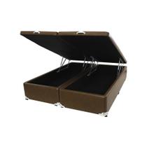 Cama Box Baú Castor Queen Premium Caramelo 158x198x35cm Cama Box Baú Castor Queen Premium Caramelo 158x198x35cm
