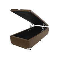 Cama Box Baú Castor Solteiro Premium Caramelo 120x203x35cm Cama Box Baú Castor Solteiro Premium Caramelo 120x203x35cm