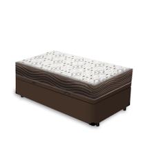 Cama Box Baú + Colchão de Solteiro Ortobom D45 Iso 150 78x188x60cm Cama Box Baú + Colchão de Solteiro Ortobom D45 Iso 150 78x188x60cm