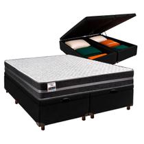 Cama Box Bau + Colchão Queen Molas Ultralastic Inducol Cama Box Bau + Colchão Queen Molas Ultralastic Inducol