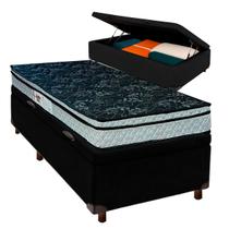 Cama Box Bau + Colchão Solteiro D28 Paropas Cama Box Bau + Colchão Solteiro D28 Paropas
