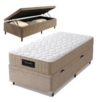Cama Box Baú Colchão Solteiro Molas Ensacadas Splendido 88x188x65cm Munhoz Cama Box Baú Colchão Solteiro Molas Ensacadas Splendido 88x188x65cm Munhoz