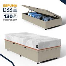 Cama Box Baú com Colchão de Espuma D33 Enrolado Sonno Full Umaflex Solteiro 88 cm Cama Box Baú com Colchão de Espuma D33 Enrolado Sonno Full Umaflex Solteiro 88 cm