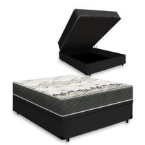 Cama Box Baú com Colchão de Espuma D33 Gazin Iso 3000 Casal 138cm