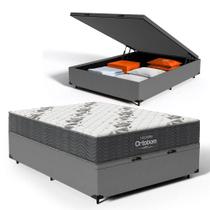 Cama Box Baú com Colchão de Espuma D33 Ortobom Airtech 100 Casal 138cm Cama Box Baú com Colchão de Espuma D33 Ortobom Airtech 100 Casal 138cm
