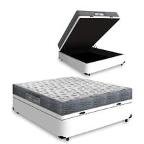 Cama Box Baú com Colchão de Espuma D33 Ortobom ISO 100 Viúva 128cm