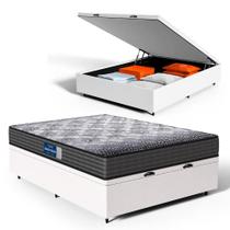 Cama Box Baú com Colchão de Espuma D60 Double Face Guarda Costas Comfort Force Probel Casal 138cm