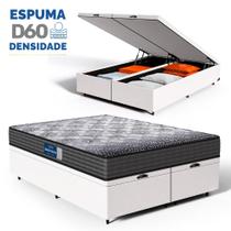 Cama Box Baú com Colchão de Espuma D60 Double Face Guarda Costas Comfort Force Probel Queen 158cm