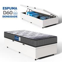 Cama Box Baú com Colchão de Espuma D60 Double Face Guarda Costas Comfort Force Probel Solteiro 88cm Cama Box Baú com Colchão de Espuma D60 Double Face Guarda Costas Comfort Force Probel Solteiro 88cm