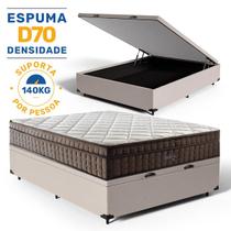 Cama Box Baú com Colchão de Espuma D70 Anjos Pillow In Ultra Dream Casal 138 cm
