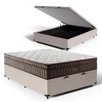 Cama Box Baú com Colchão de Espuma D70 Anjos Pillow In Ultra Dream Casal 138cm