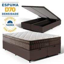 Cama Box Baú com Colchão de Espuma D70 DAngelis Pillow In Ultra Dream Queen 158 cm