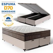 Cama Box Baú com Colchão de Espuma D70 DAngelis Pillow In Ultra Dream Queen 158 cm Cama Box Baú com Colchão de Espuma D70 DAngelis Pillow In Ultra Dream Queen 158 cm