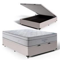 Cama Box Baú com Colchão de Molas Ensacadas D33 Pillow In Ortobom Freedom Casal 138cm