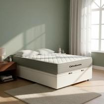 Cama Box Baú com Colchão de Molas Ensacadas Ortobom One Face Plenno Superpocket Casal 138cm Cama Box Baú com Colchão de Molas Ensacadas Ortobom One Face Plenno Superpocket Casal 138cm