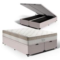 Cama Box Baú com Colchão de Molas Ensacadas Pillow In Anjos Premium Dream Queen 158cm Cama Box Baú com Colchão de Molas Ensacadas Pillow In Anjos Premium Dream Queen 158cm