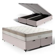 Cama Box Baú com Colchão de Molas Ensacadas Pillow In Anjos Premium Dream Queen 158cm Cama Box Baú com Colchão de Molas Ensacadas Pillow In Anjos Premium Dream Queen 158cm