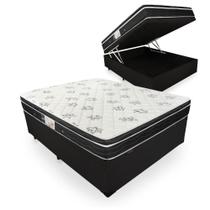 Cama Box Baú com Colchão de Molas Ortobom Physical Nanolastic Viúva 128cm Cama Box Baú com Colchão de Molas Ortobom Physical Nanolastic Viúva 128cm
