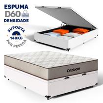 Cama Box Baú com Colchão Espuma D60 Ortobom Force Dream Casal 138 cm