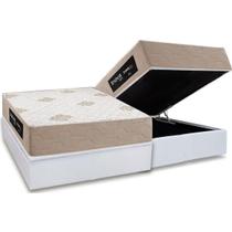 Cama Box Baú CRC Casal +Colchão Anatômico Ortopédico Plus Inovaflex -