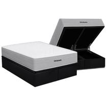 Cama Box Baú CRC Queen +Colchão Molas Super Pocket Plenno Ortobom 158x198 Cama Box Baú CRC Queen +Colchão Molas Super Pocket Plenno Ortobom 158x198