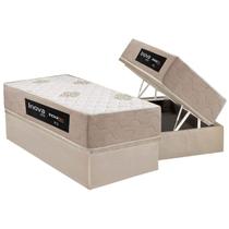 Cama Box Baú CRC Solt +Colchão Anatômico Ortopédico Plus Inovaflex -