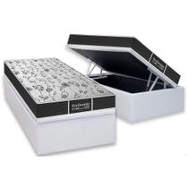 Cama Box Baú CRC Solteiro +Colchão Molas Bonnel Sleep Probel 88x188