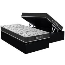 Cama Box Baú CRC Solteiro +Colchão Molas Bonnel Sleep Probel 88x188