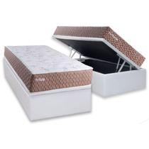 Cama Box Baú CRC Solteiro +Colchão Molas Privilege Paropas - Cama Box Baú CRC Solteiro +Colchão Molas Privilege Paropas -