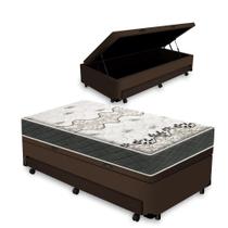 Cama Box Baú e Auxiliar Solteiro + Colchão de Espuma D33 - Gazin - Iso 3000 88cm Cama Box Baú e Auxiliar Solteiro + Colchão de Espuma D33 - Gazin - Iso 3000 88cm