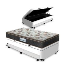 Cama Box Baú e Auxiliar Solteiro + Colchão de Espuma D45 - Probel - Guarda-Costas ProForce Plus 88cm Cama Box Baú e Auxiliar Solteiro + Colchão de Espuma D45 - Probel - Guarda-Costas ProForce Plus 88cm