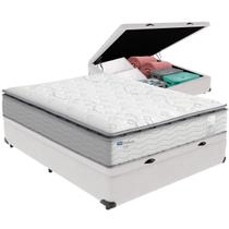 Cama Box Baú e Colchão Amsterdã Molas Ensacadas Casal Probel Cama Box Baú e Colchão Amsterdã Molas Ensacadas Casal Probel