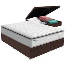 Cama Box Baú e Colchão Amsterdã Molas Ensacadas Queen Probel Cama Box Baú e Colchão Amsterdã Molas Ensacadas Queen Probel