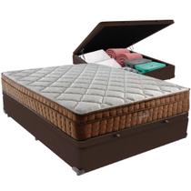 Cama Box Baú e Colchão Anjos Star Pillow In Casal Anjos