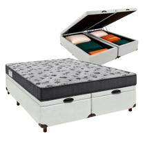 Cama Box Bau e Colchão Casal ISO100 D33 Ortobom