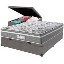 Cama Box Baú e Colchão Evolution Molas Ensacadas Casal Probel Cama Box Baú e Colchão Evolution Molas Ensacadas Casal Probel