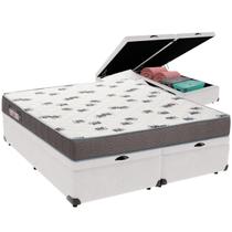 Cama Box Baú e Colchão Light Espuma D33 Queen Ortobom