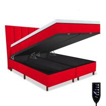Cama Box Baú e Colchão Magnético Massageador + Cabeceira - Therapy Life Basic