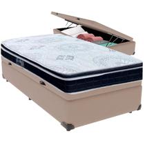 Cama Box Baú e Colchão Orthosono D33 Com Euro Pillow Solteiro Anjos Cama Box Baú e Colchão Orthosono D33 Com Euro Pillow Solteiro Anjos