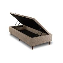 Cama Box Baú Kappesberg 88x188 Solteiro Bege Cama Box Baú Kappesberg 88x188 Solteiro Bege