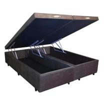 Cama Box Baú King Bipartida 193x203x43