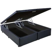 Cama Box Baú King Bravus 193x203x38cm Várias Cores - Vstore Cama Box Baú King Bravus 193x203x38cm Várias Cores - Vstore