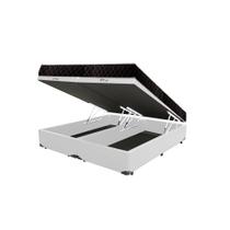 Cama Box Baú King Colchão Aylla Espuma D33 NK Camas + Box Sintético 69x193x203