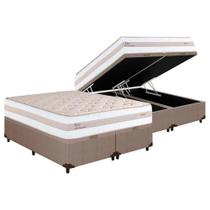 Cama Box Baú King: Colchão Molas Ensacadas Herval MasterPocket Kiev + Base CRC Courano Clean(193x203) Cama Box Baú King: Colchão Molas Ensacadas Herval MasterPocket Kiev + Base CRC Courano Clean(193x203)